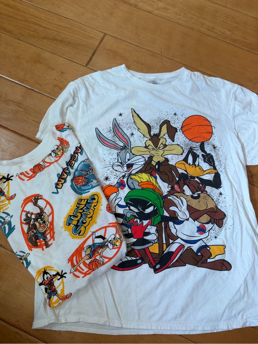 Space Jam A New Legacy White Graphic Men’s shirt Vintage bundle
